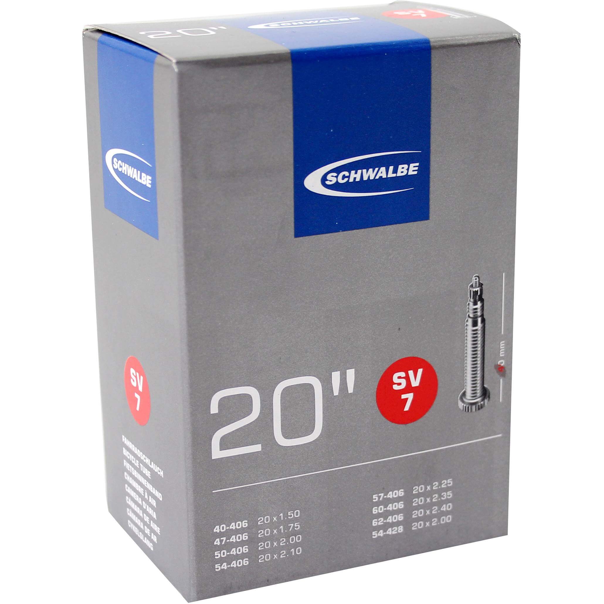 Schwalbe bnb SV7 20 x 1.50 - 2.40 fv 40mm