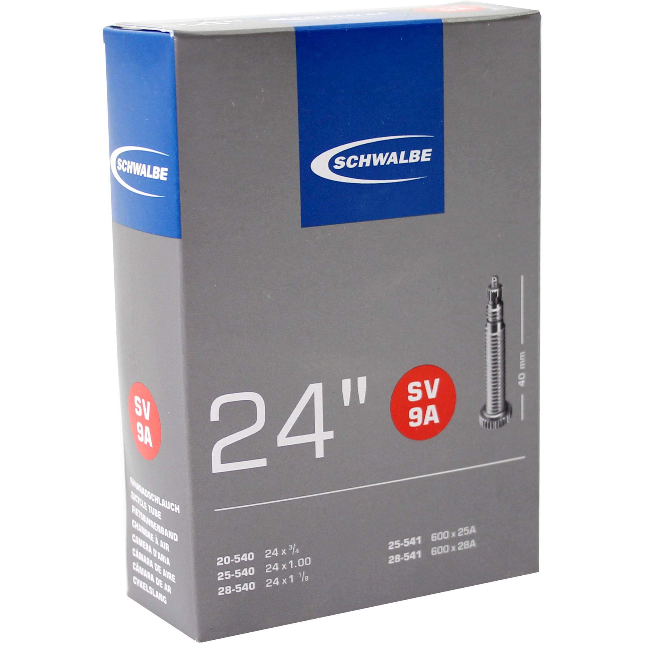 Schwalbe bnb SV9A 24 x 3/4 - 1 1/8 fv 40mm