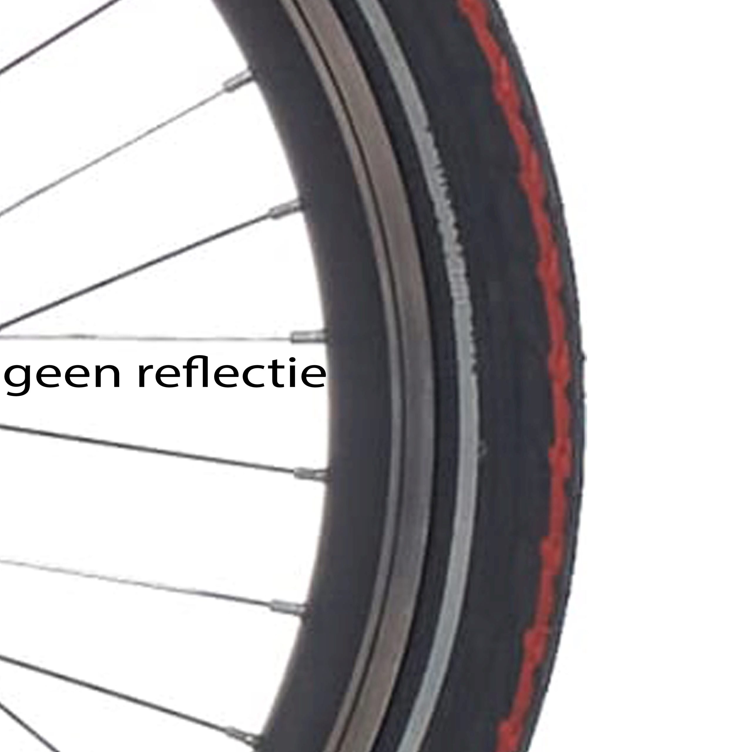 Deli Tire btb SA-206 18 x 1.75 zw oranje streep