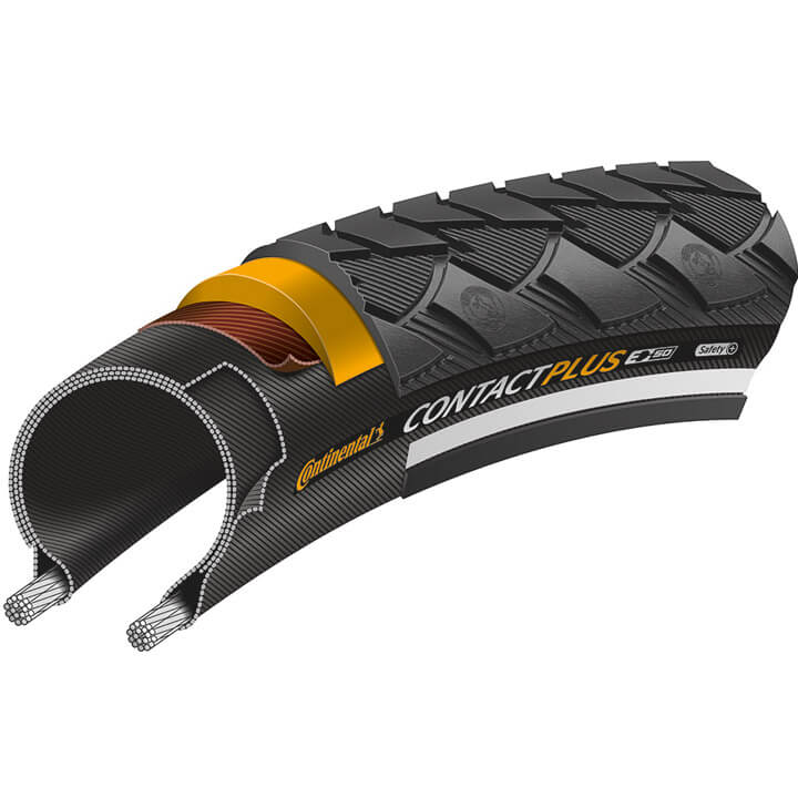Continental btb Contact Plus 26 x 1.75 zw refl