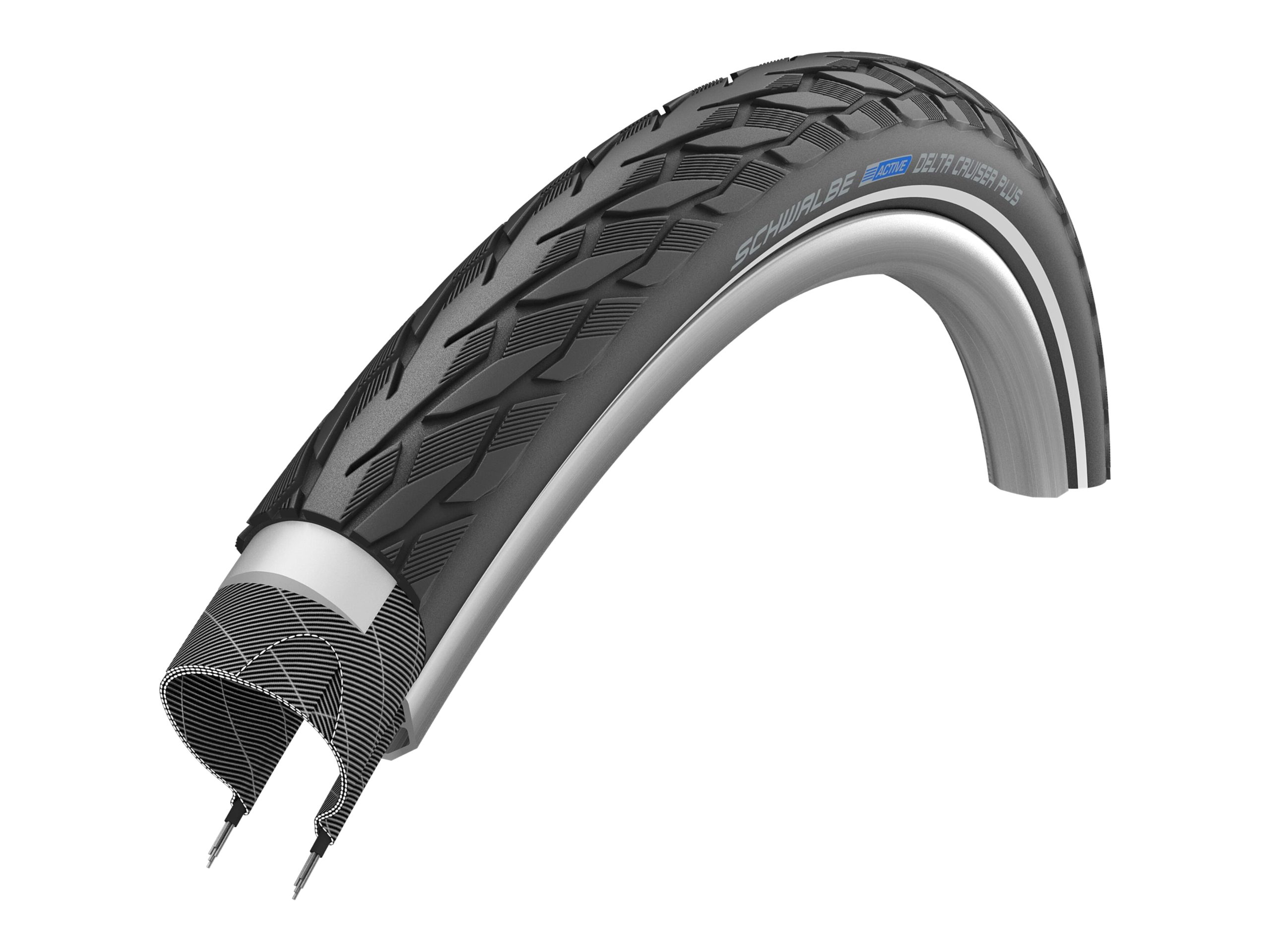 Schwalbe btb Delta Cruiser Plus 24 x 1 3/8 zw refl