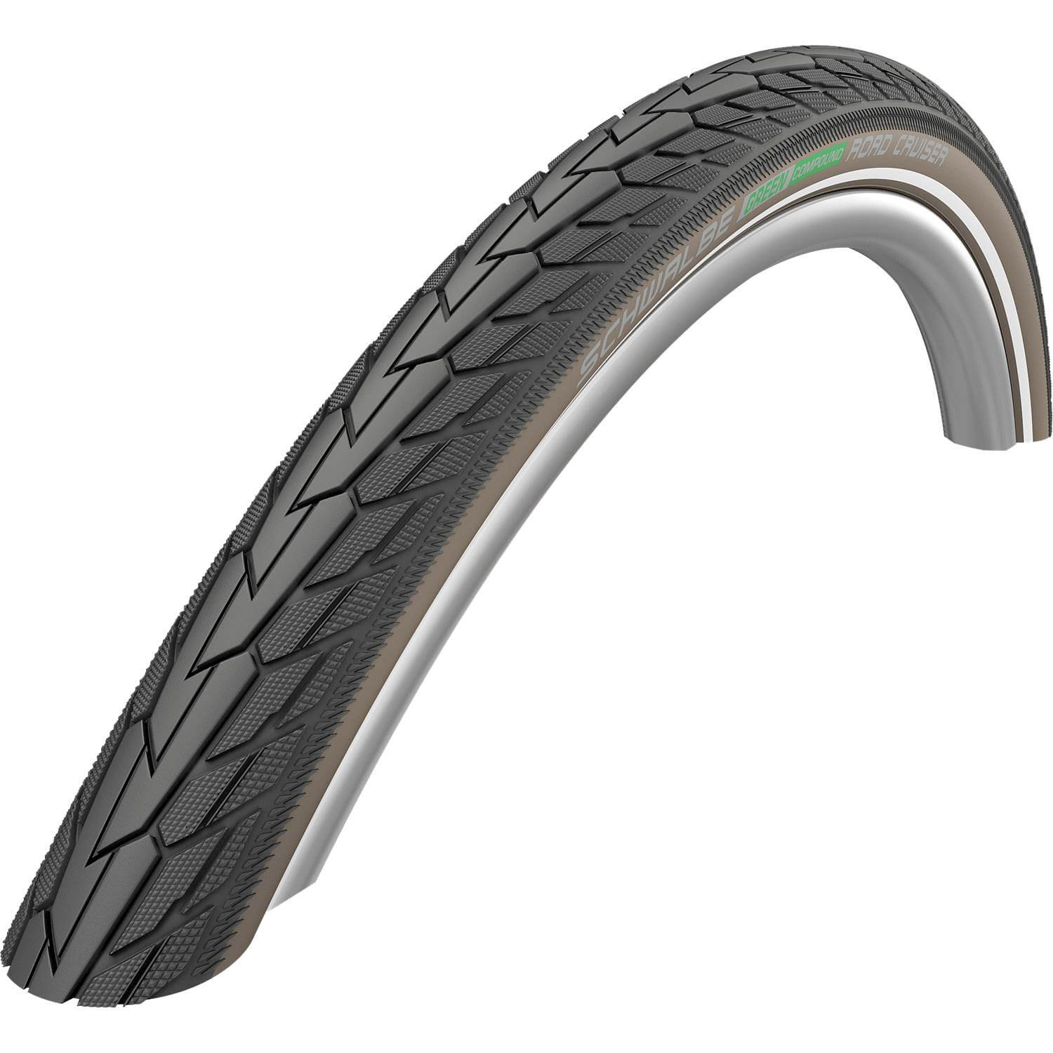 Schwalbe btb Road Cruiser 28 x 1.60 zwart/coffee refl
