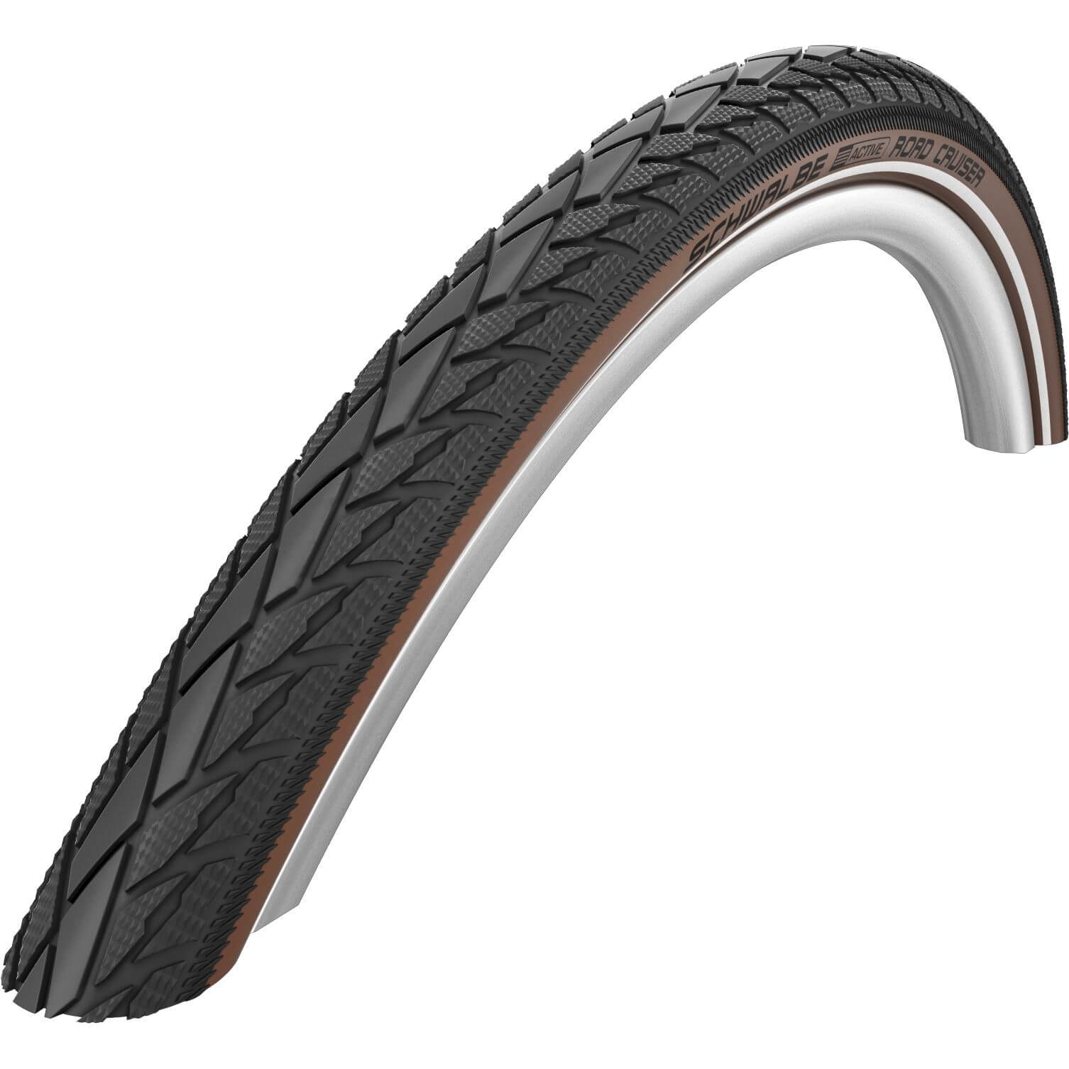 Schwalbe btb Road Cruiser 28 x 1.75 zw/br refl