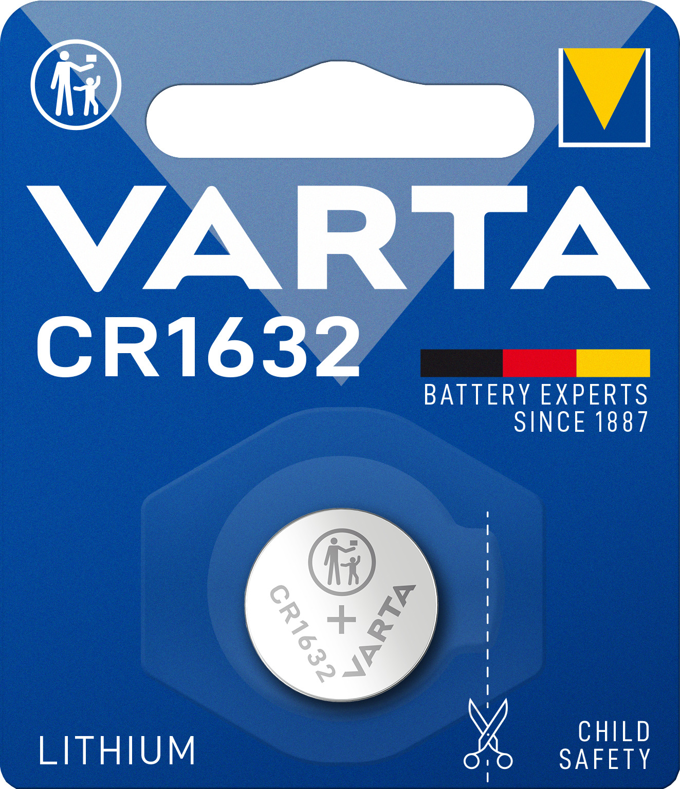 Varta batterij CR1632 Lithium 3V