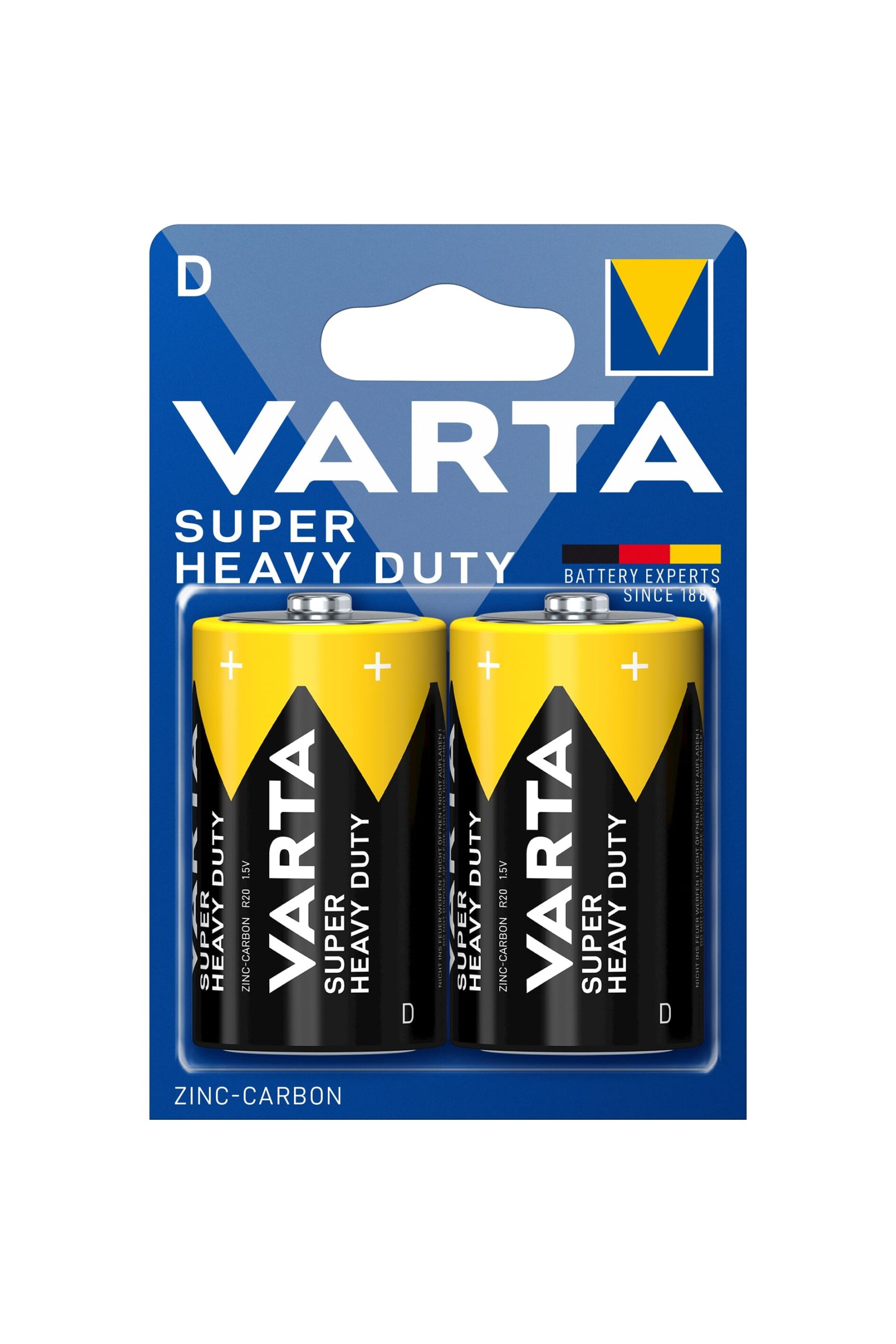 Varta batterij R20 1,5V krt (2)