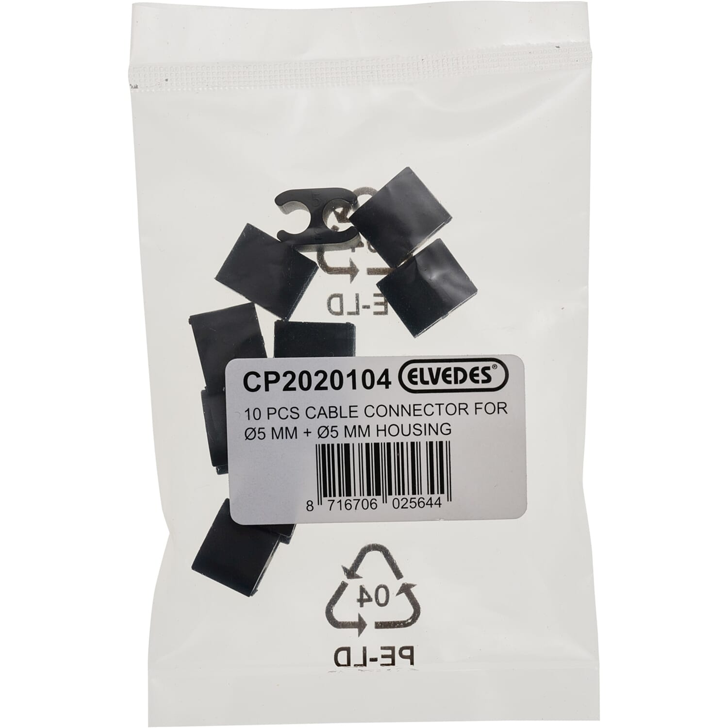 Elvedes kabelclip Duo 5 - 5mm zak (10)