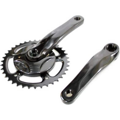 crankstel 38t 152mm disc alu zwart