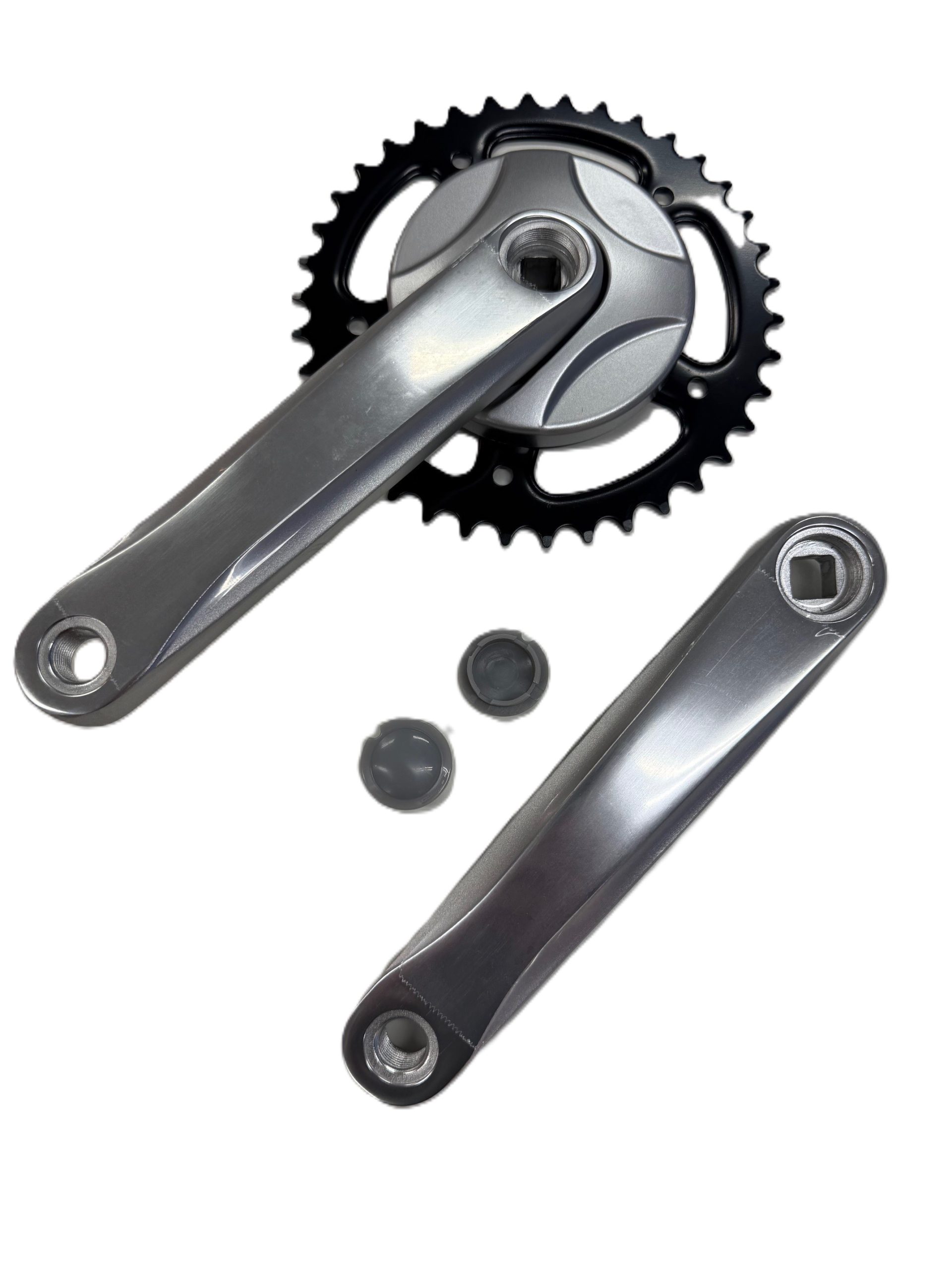 crankstel 38t 170 m disc alu zilver