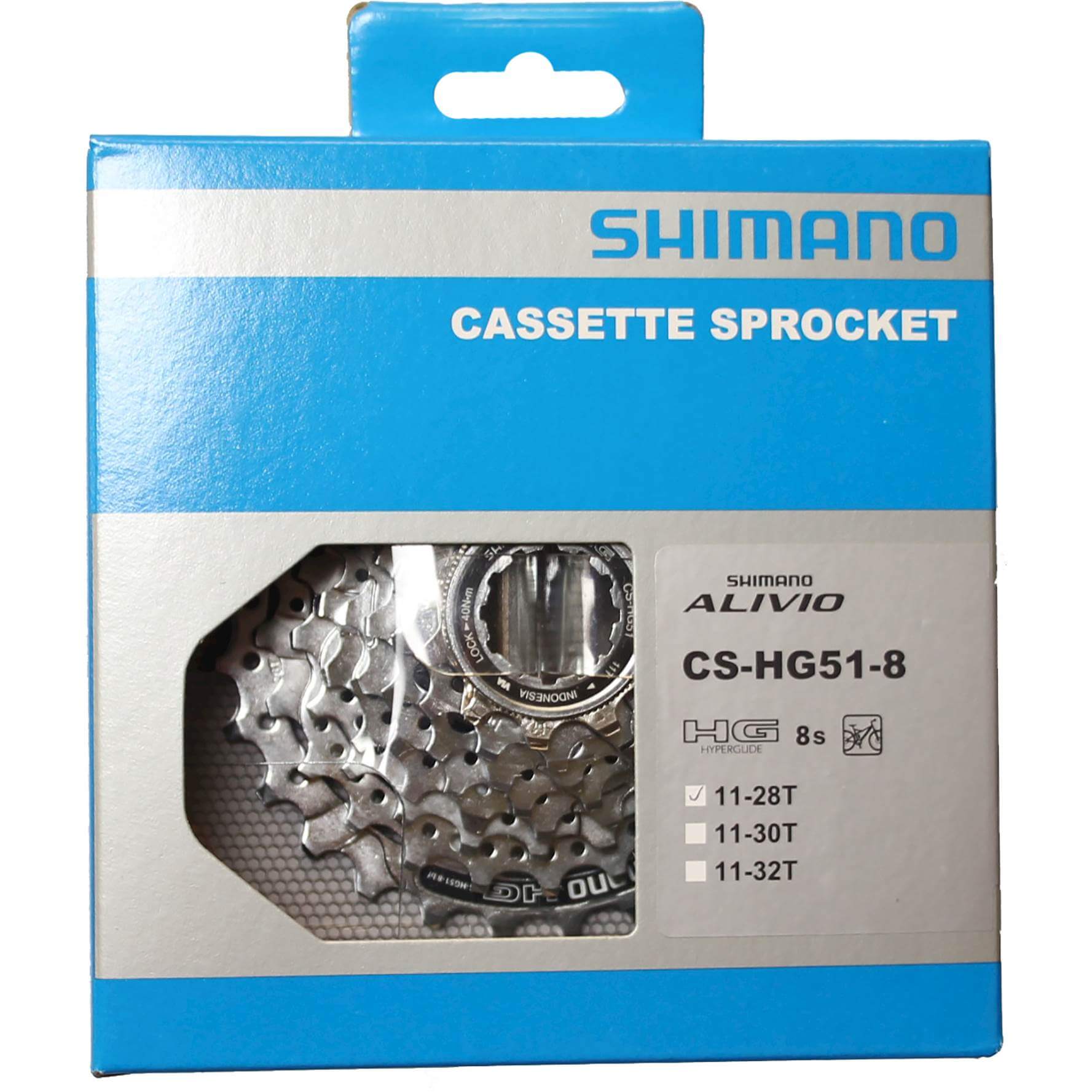Shimano cassette 8v 11/28 HG51