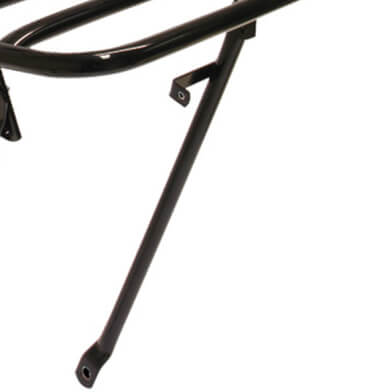 Steco poot voordrager met lamphaak zwart