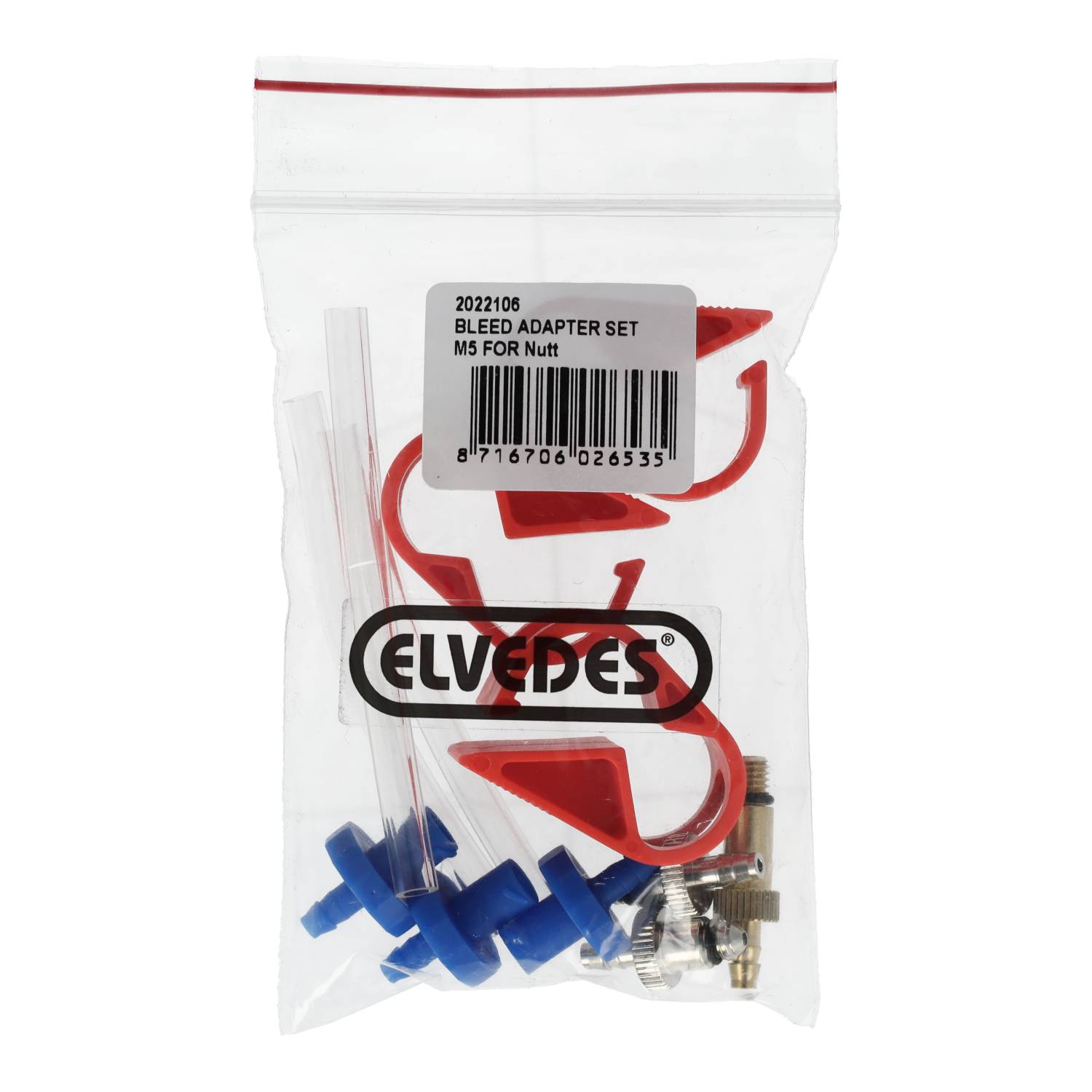 Elvedes ontluchtingsadapter set (bleed) basis Nutt M5