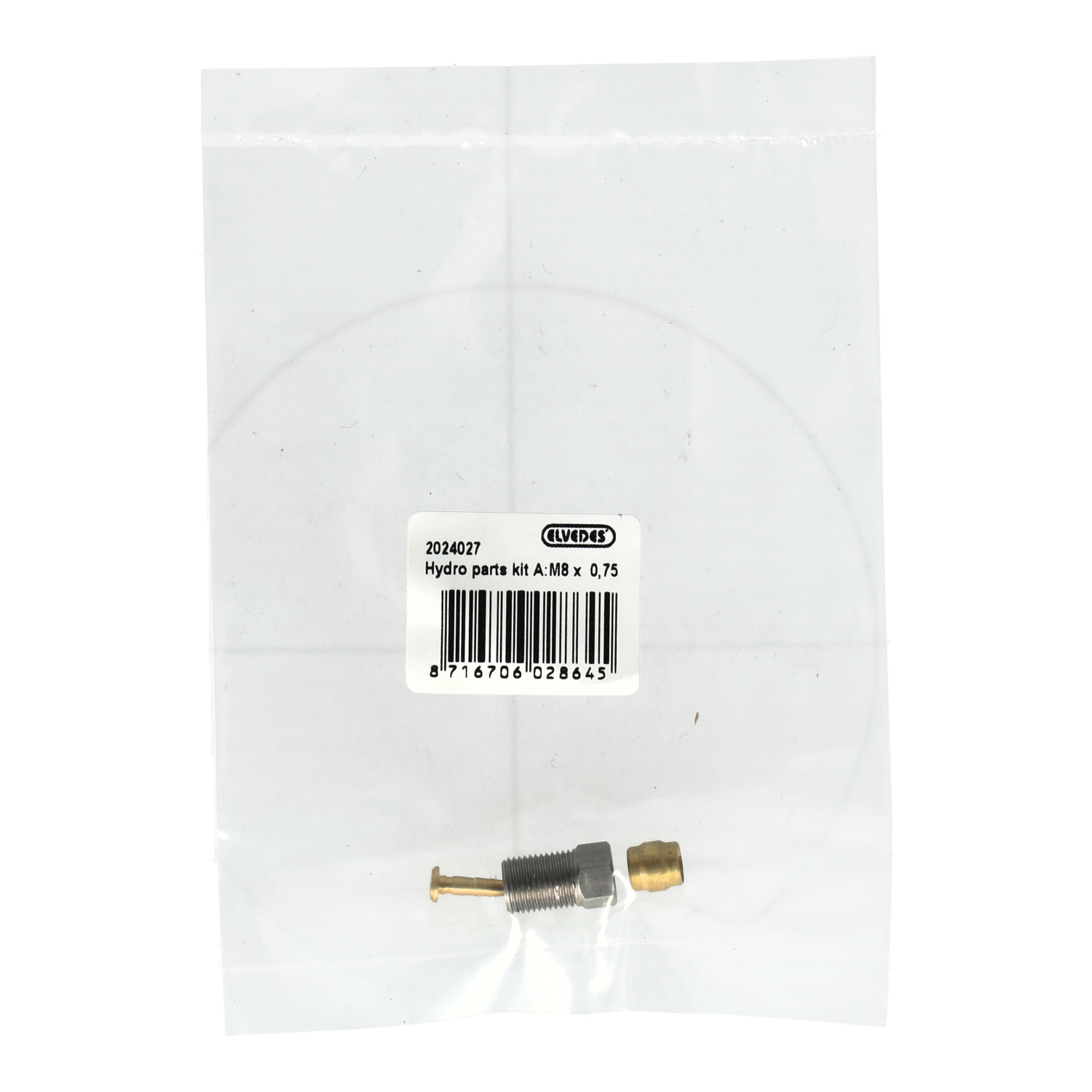 Elvedes hydro onderdelen kit A: M8×0,75