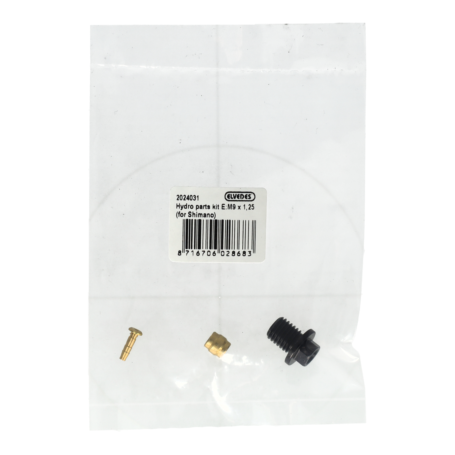 Elvedes hydro onderdelen kit E: M9x1,25 (voor Shimano)