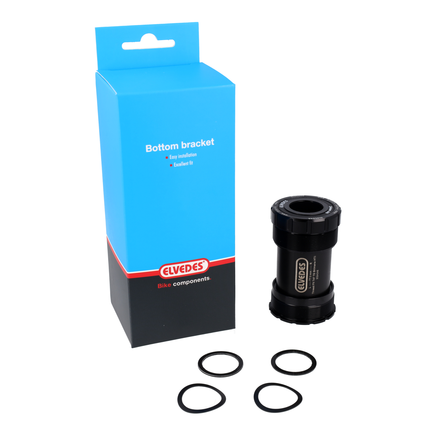 Elvedes trapas thread fit T47A (Cervélo) voor 24mm Shimano