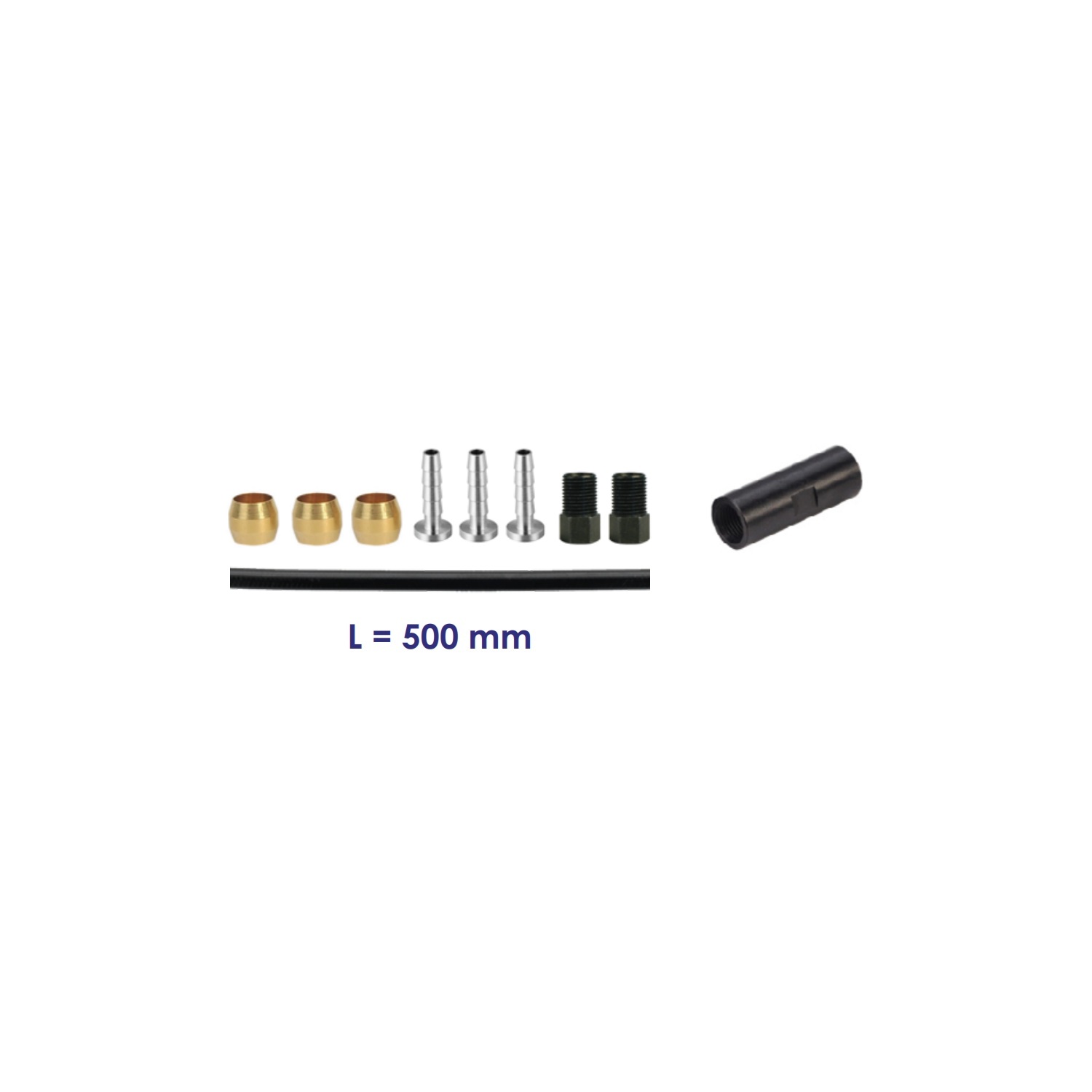 Elvedes verlengset Hydro leiding Shimano BH90 500mm