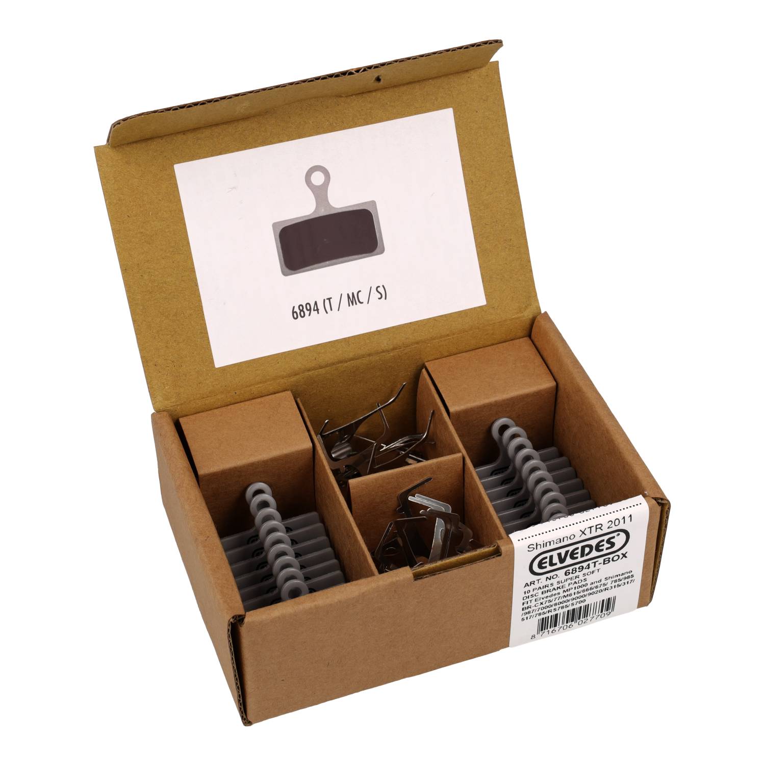 Elvedes schijfremblok Shimano BR-M666 super soft (10)