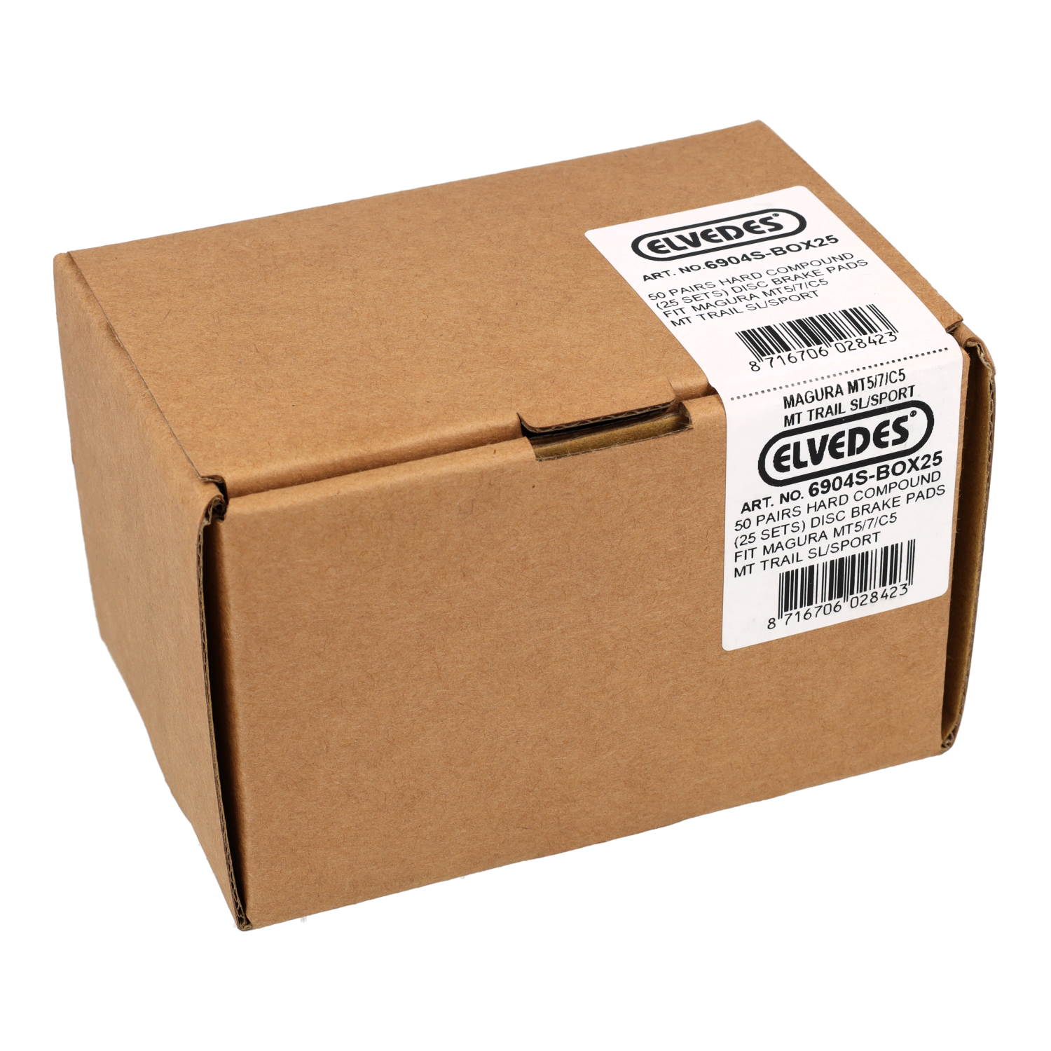 Elvedes schijfremblok Magura MT5/MT7 sintered doos (25)