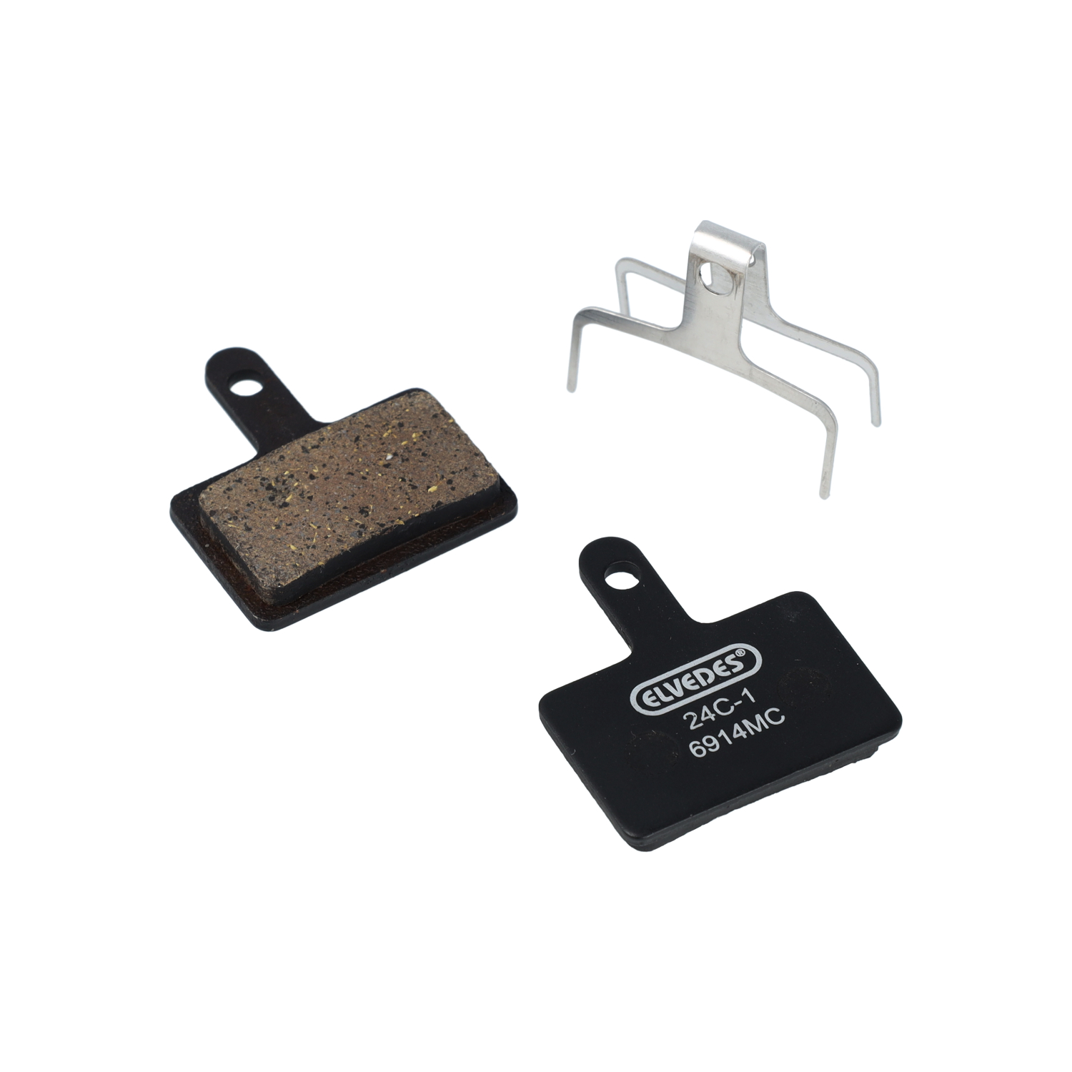 Elvedes schijfremblok 5mm Tektro P21.11 metallic carbon