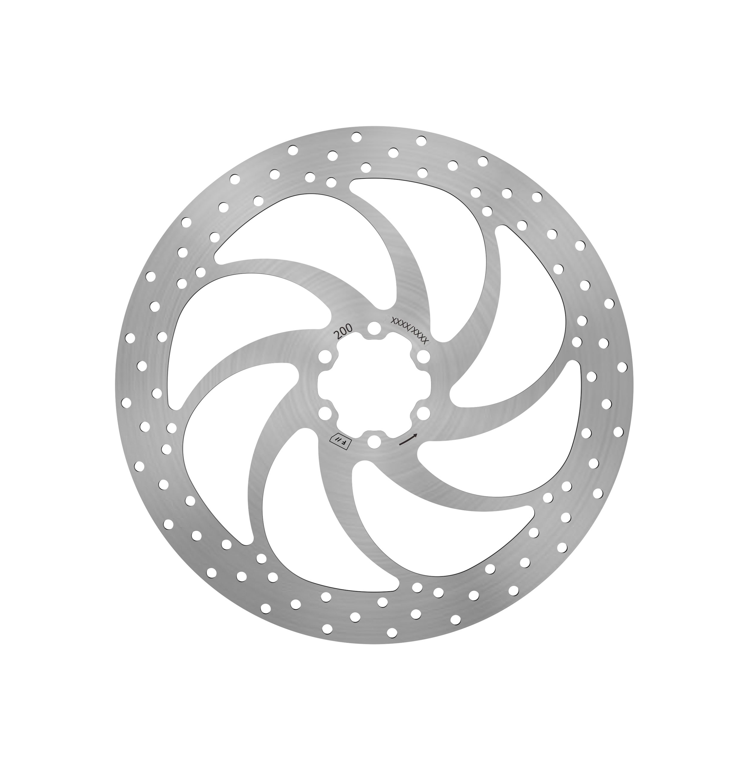 Fahrwerker remschijf D200-6L