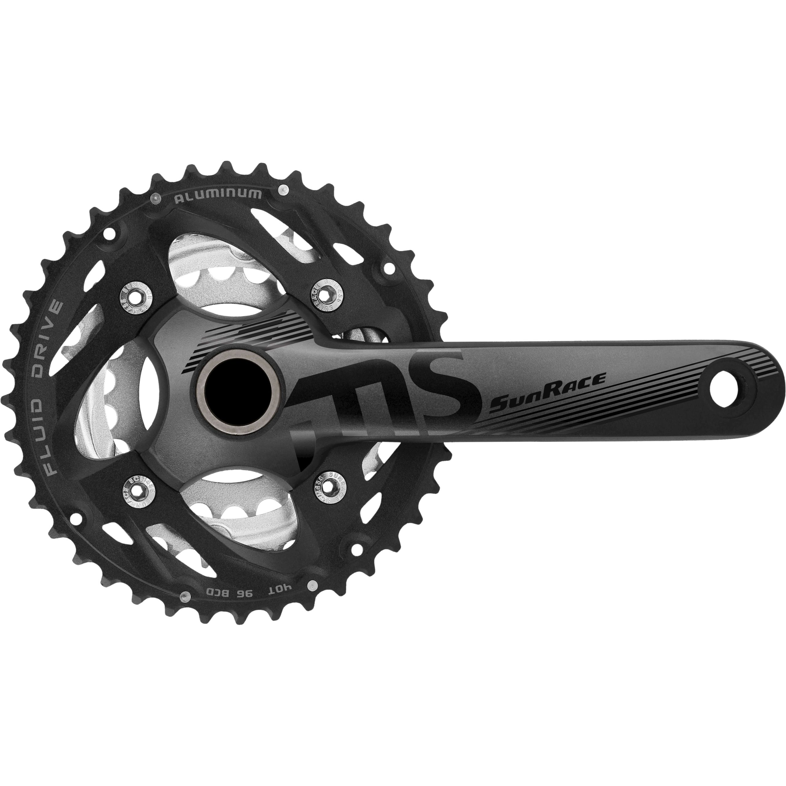 Sunrace crankstel MS50 40/30/22 10v