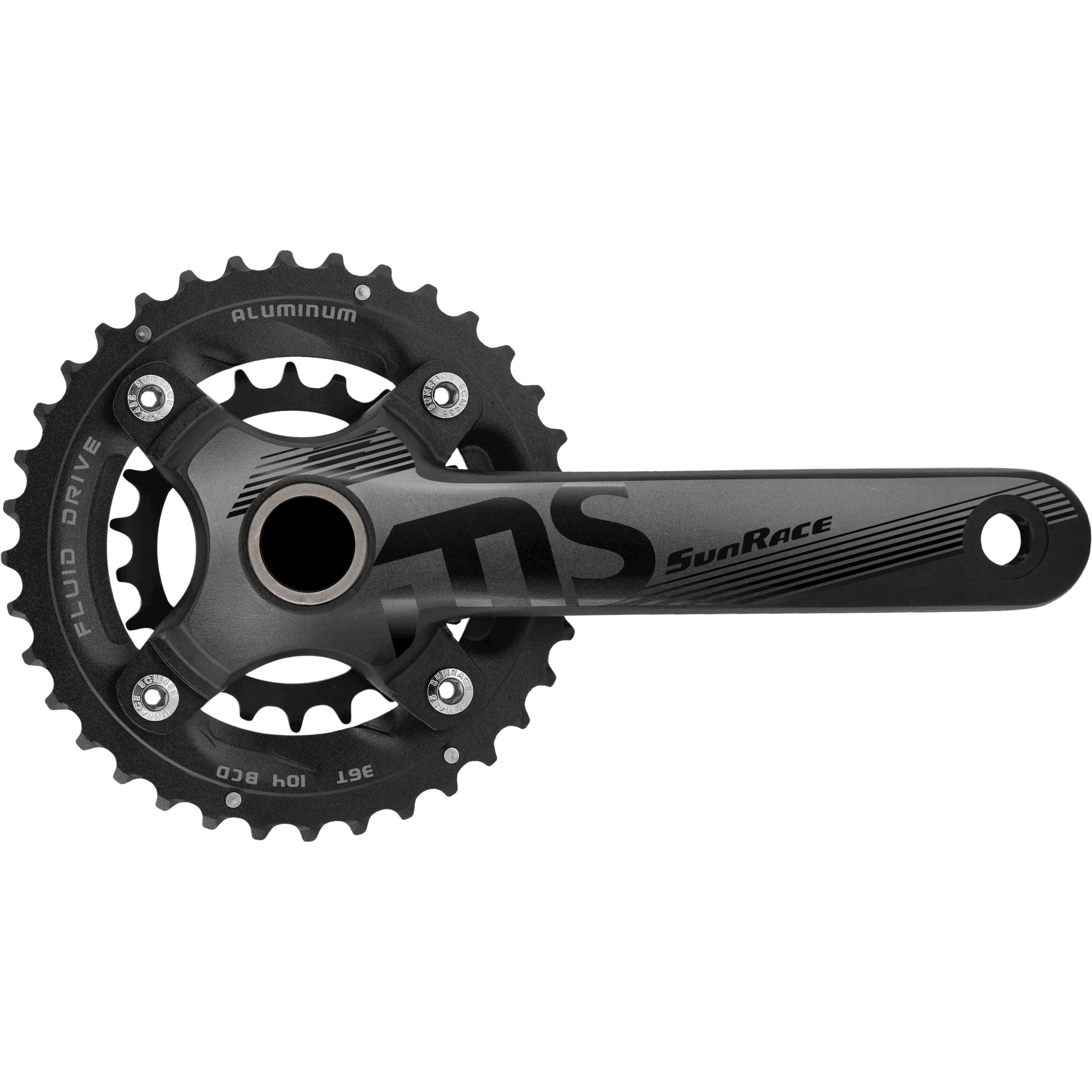 Sunrace crankstel MS66 36/22 10v