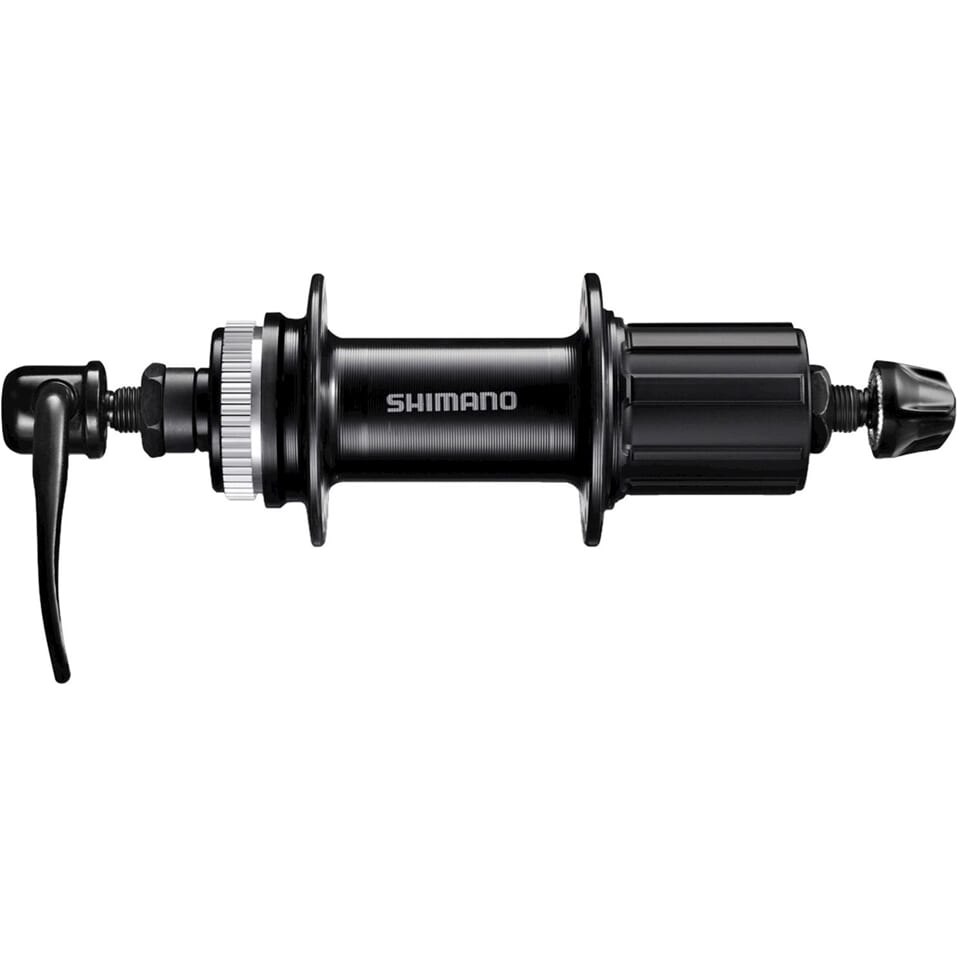 Shimano achternaaf FH-QC300 135/36 centerlock zwart