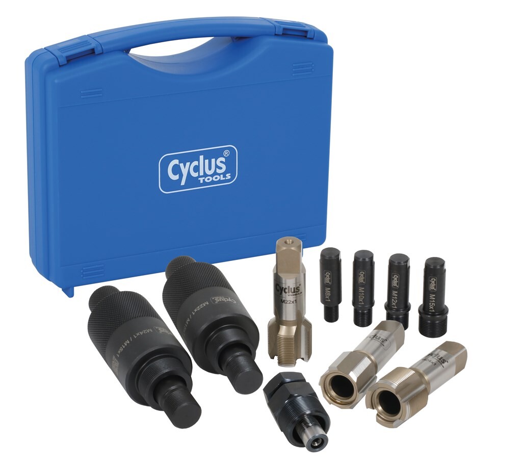Cyclus crankafnemer en reparatieset M22x1, M24x1 + koffer