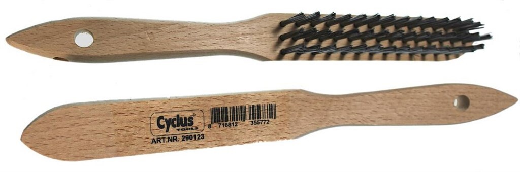 Cyclus staalborstel 3-rij