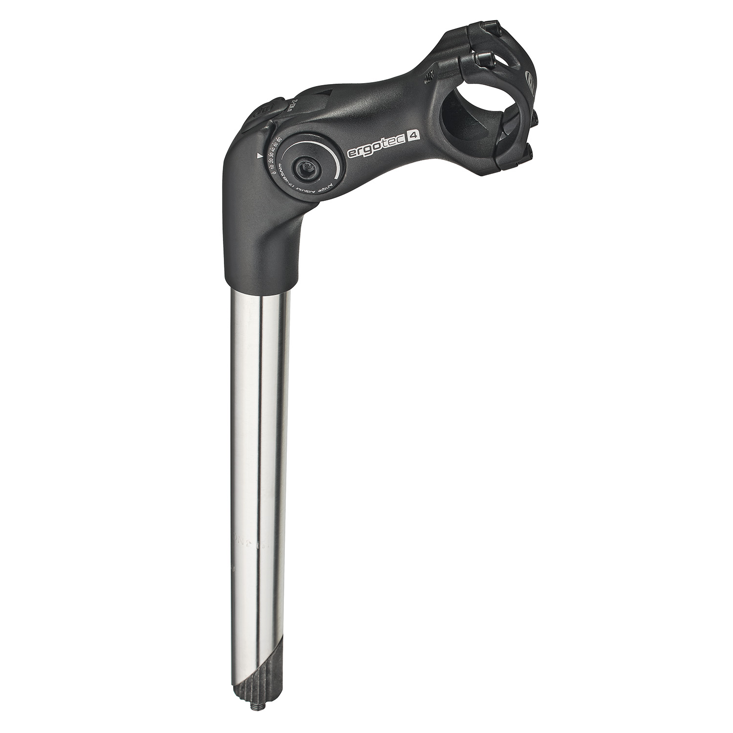 Ergotec stuurpen Octopus2 25.4/25.4/90 rvs/zilver