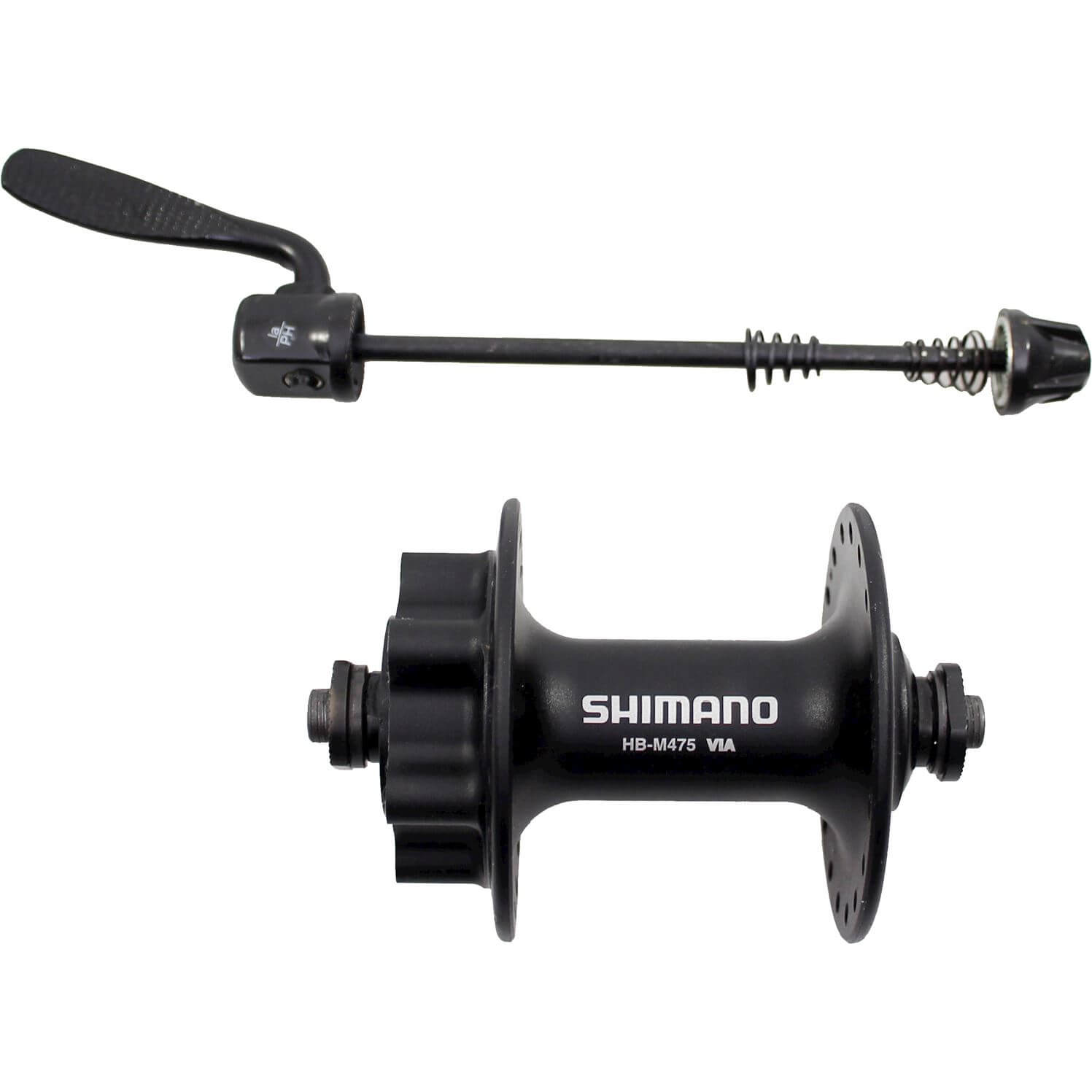 Shimano voornaaf M475 Deore Disc 36g zwart