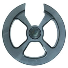 Hebie chain disc 42/44t transparant blauw