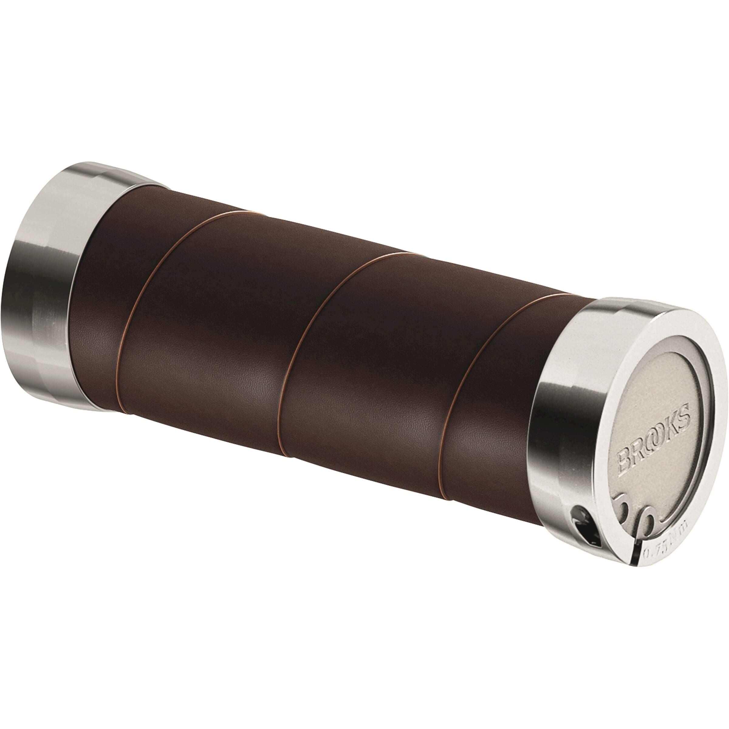 Brooks handvatten Slender Leather grips 100mm a. brown