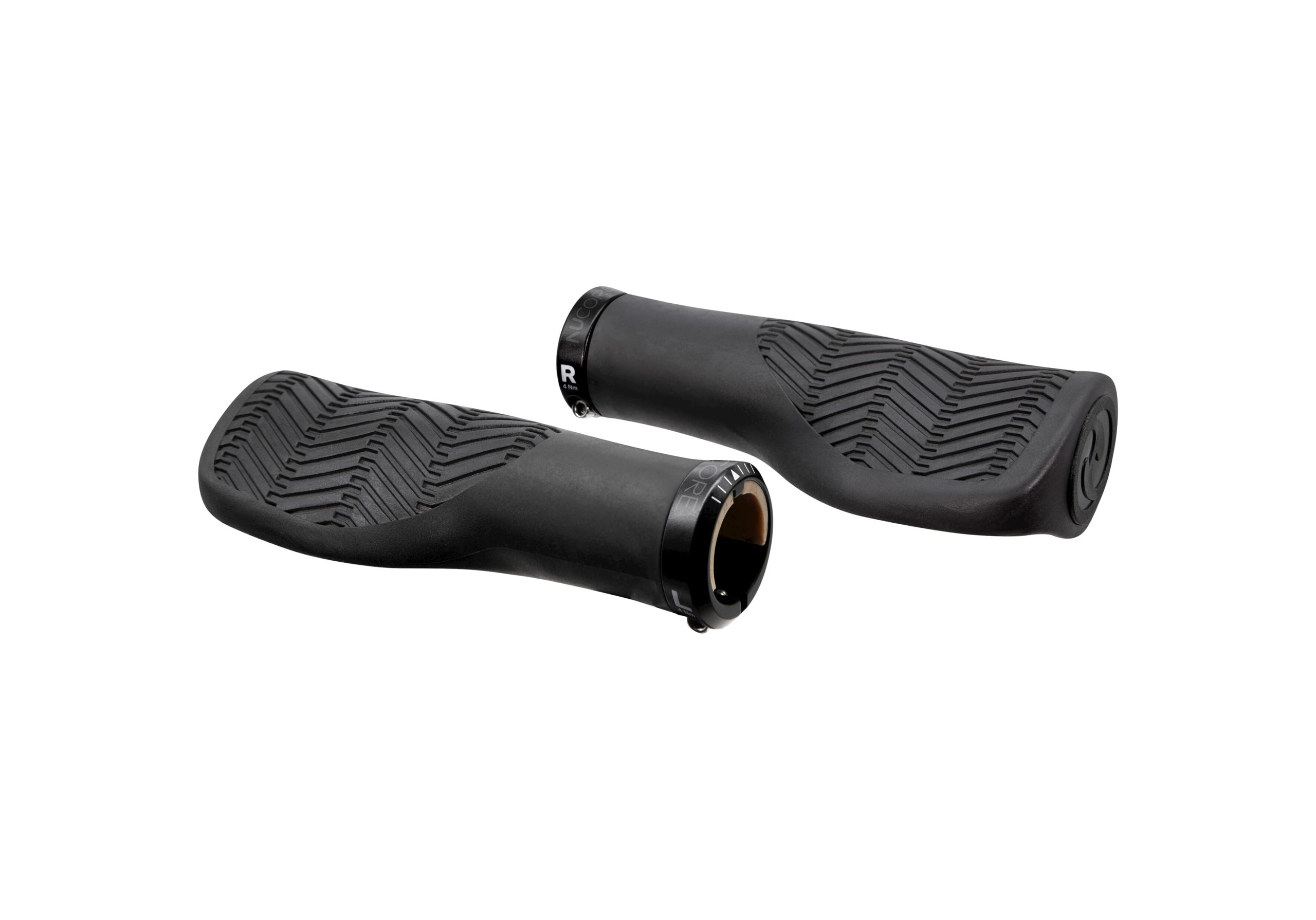 Herrmans handvatten Nucore Grip town wave 130mm zwart