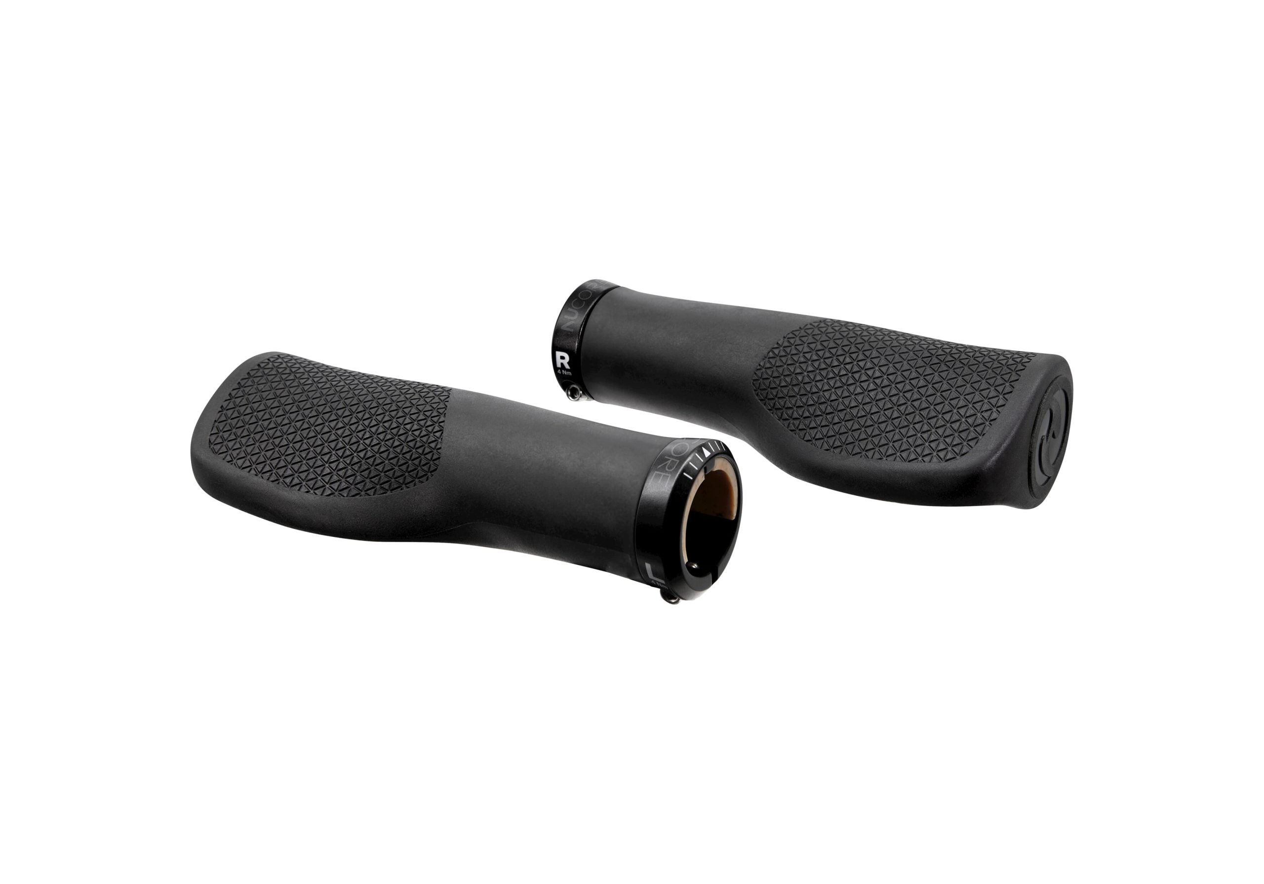 Herrmans handvatten Nucore Grip town peak 130mm zwart