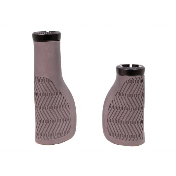 Herrmans handvatten Nucore Grip town wave 90/130mm grijs