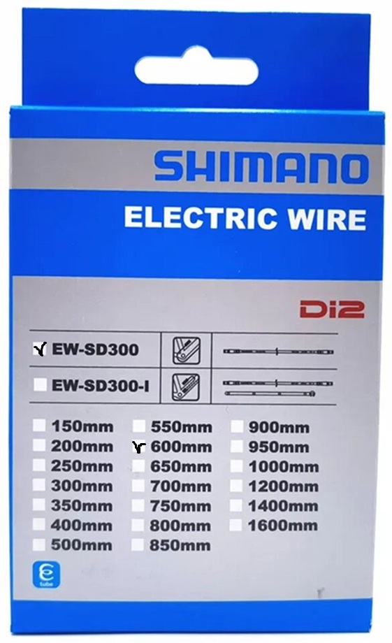 Shimano elektrische kabel 60mm EW-SD300 external voor Di2