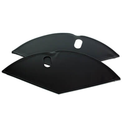 Jasbeschermer 28 lakdoek mat zwart