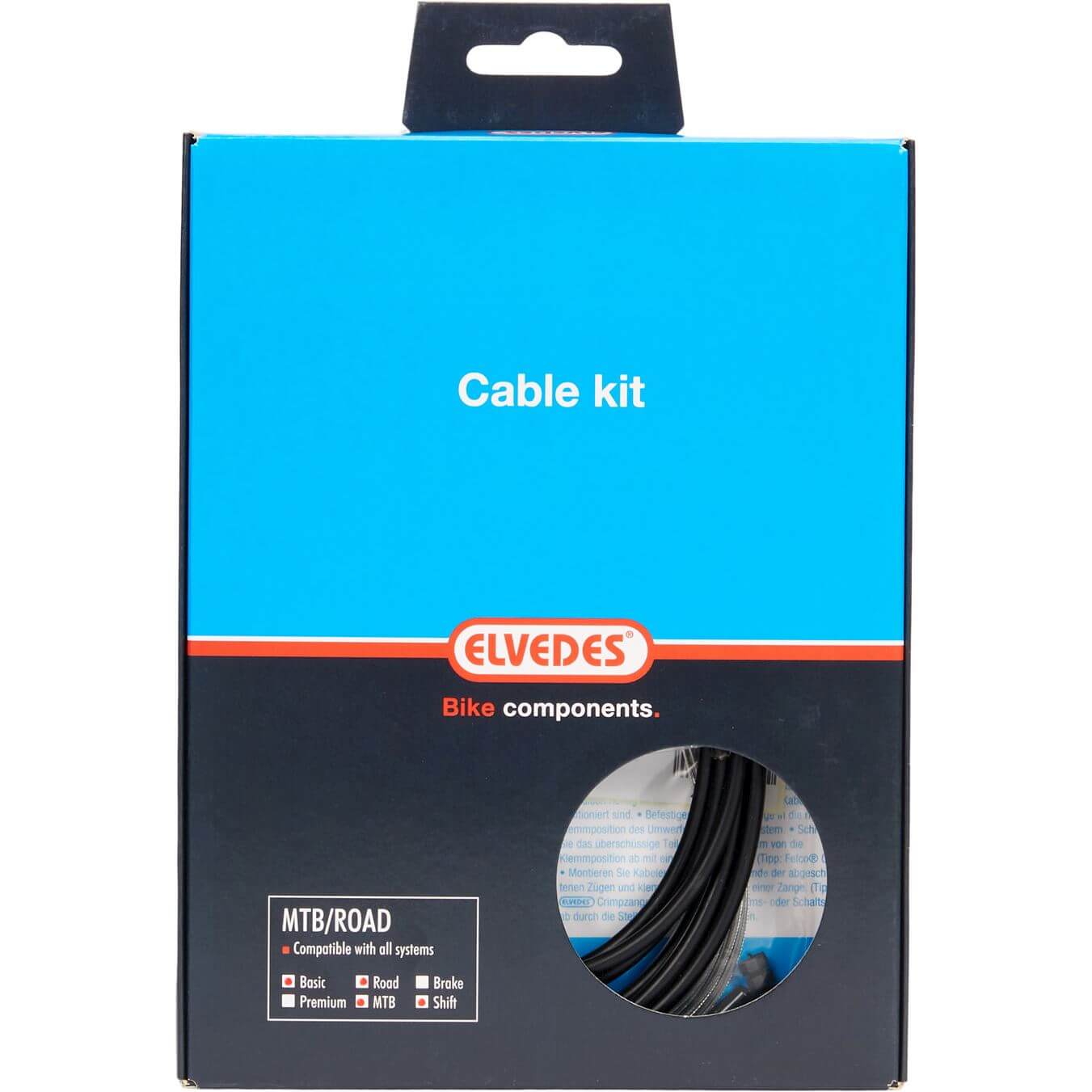 Elvedes schakel kabel kit ATB/RACE zwart