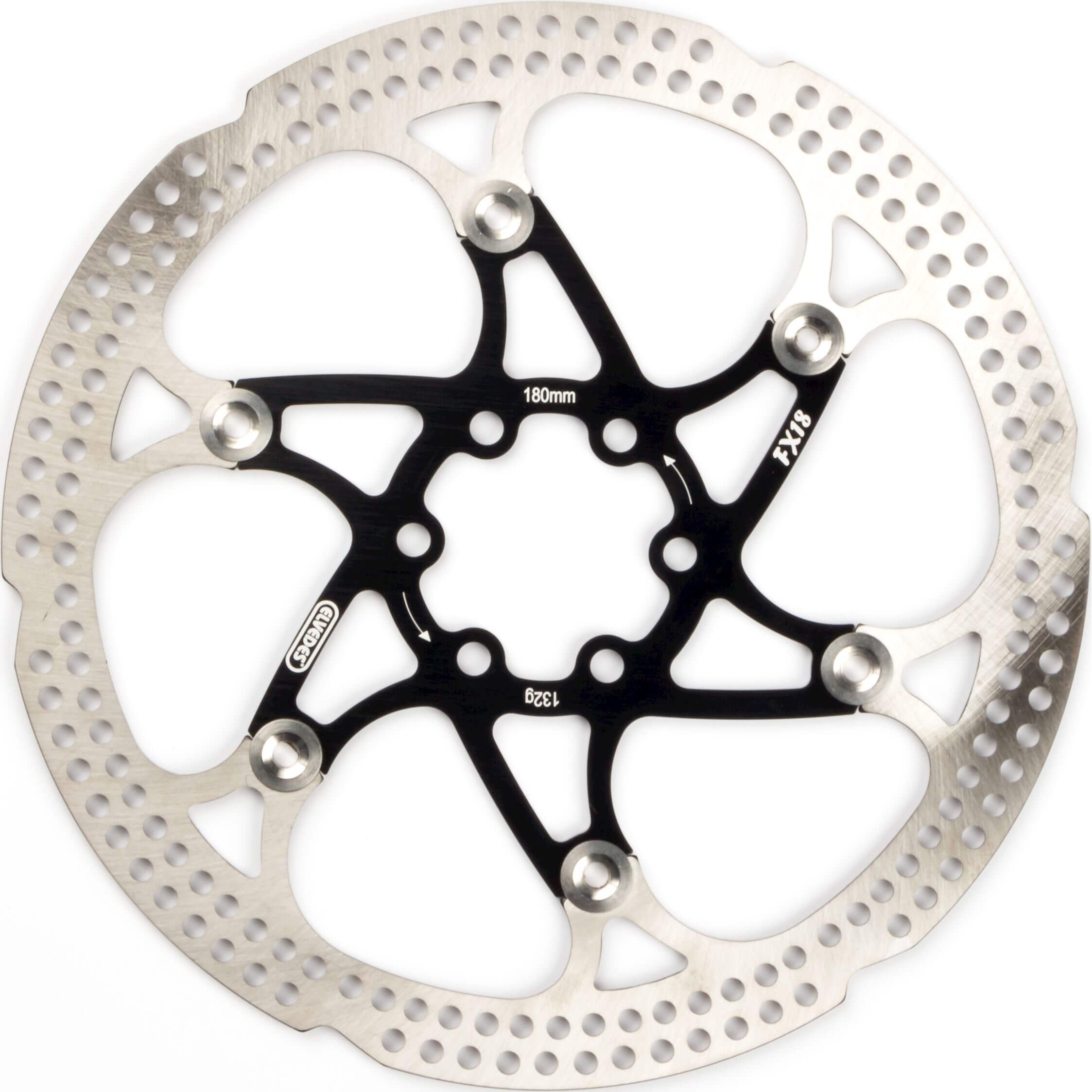 Elvedes remschijf 180mm FX zesgats 1.8mm zwart