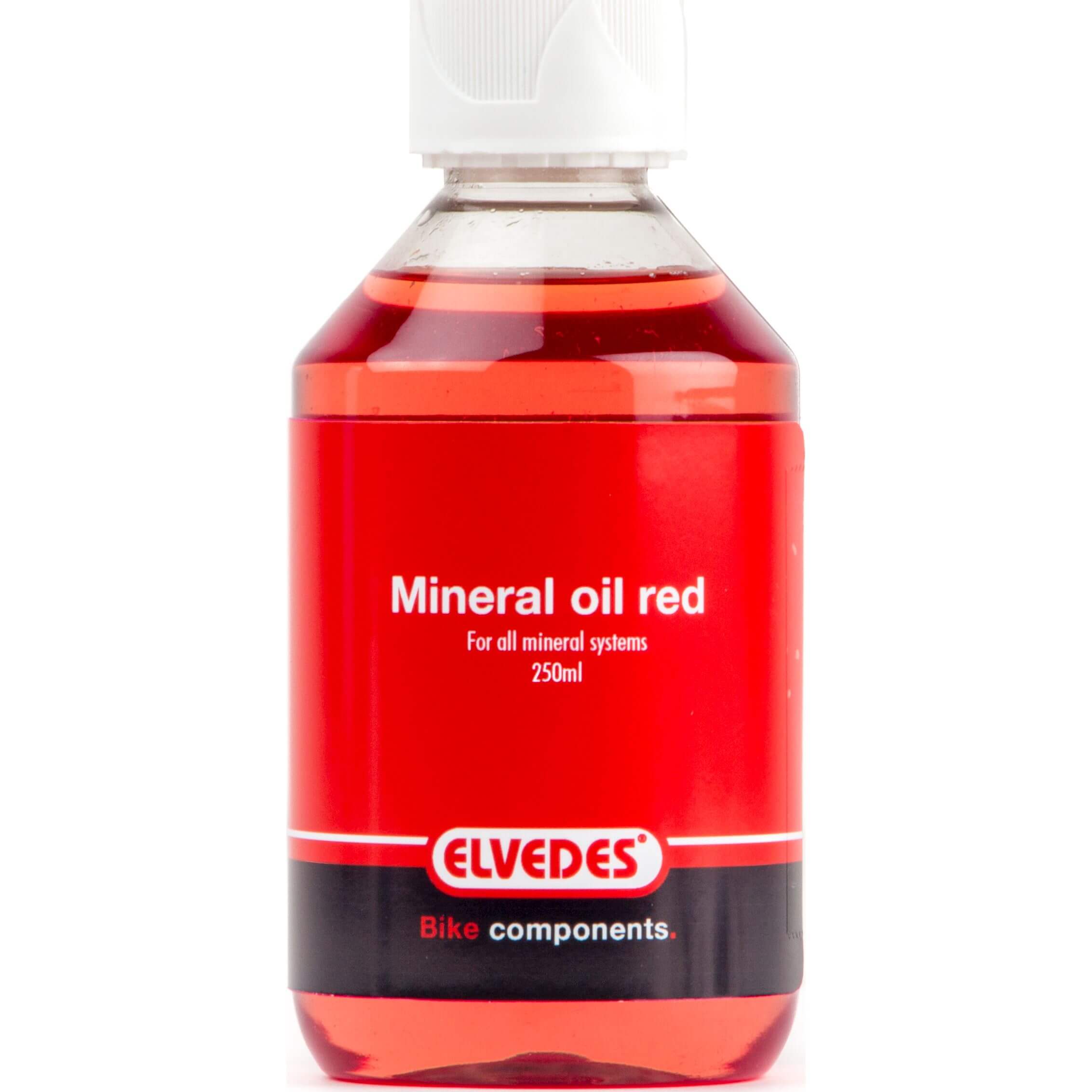 Elvedes mineraal olie 250ml rood
