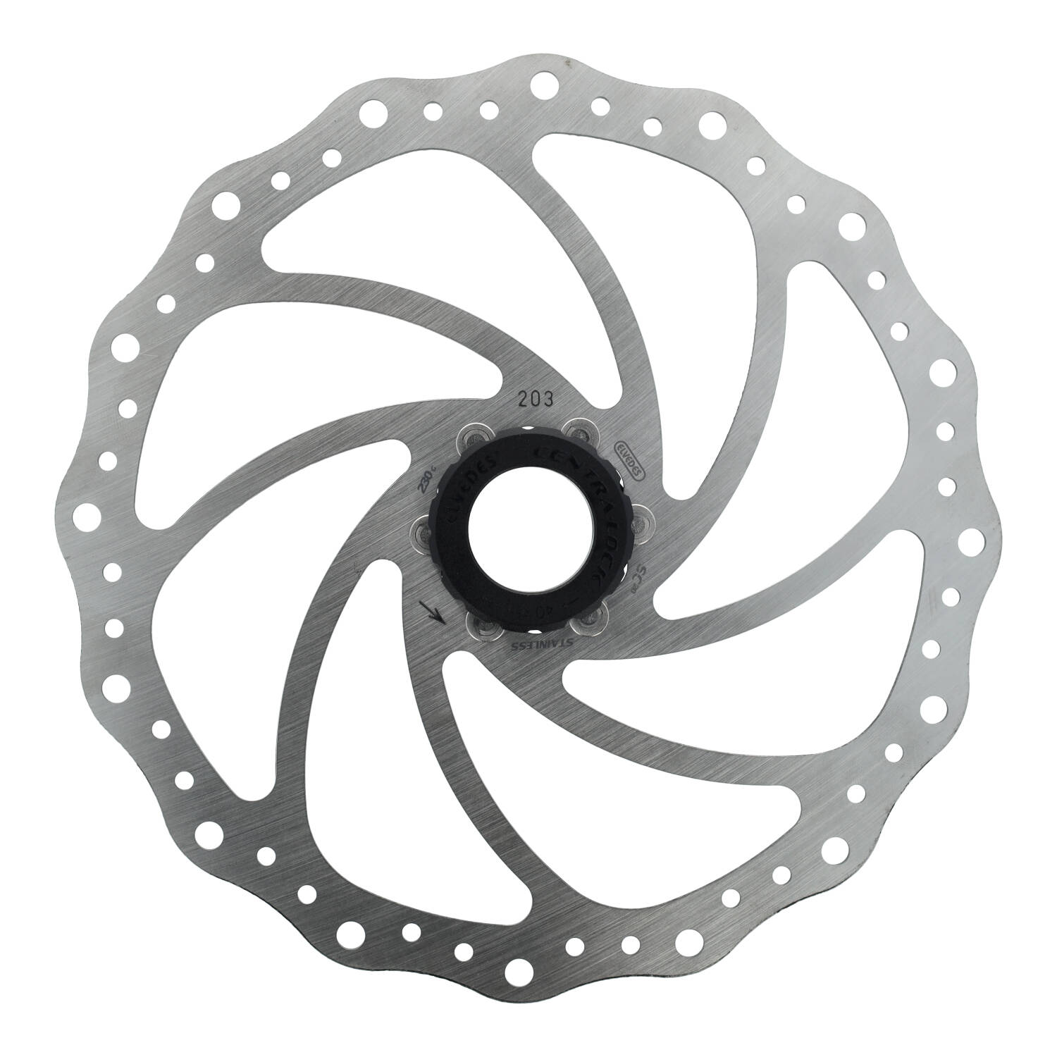 Elvedes remschijf 203mm SC centerlock 1.8mm