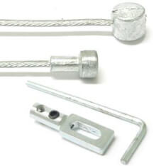 Elvedes rem binnenkabel 2 nippels met (batavus) haak