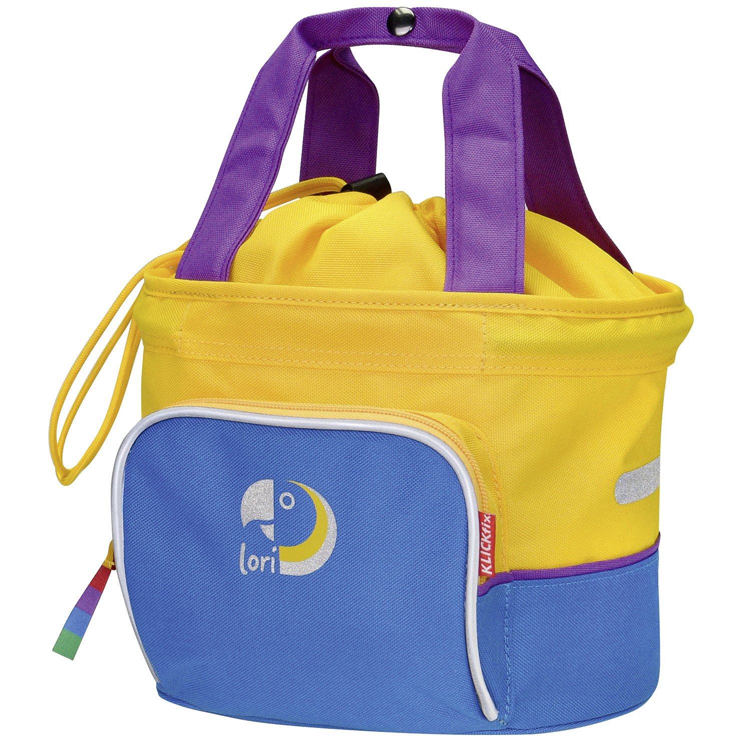 Klickfix stuurtas shopper kind Lori 4L blauw