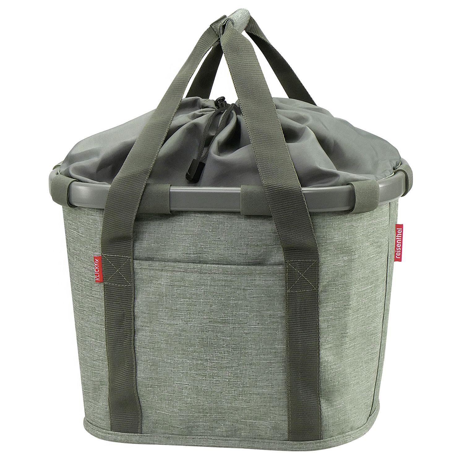 Klickfix mandtas 15L twist salie groen
