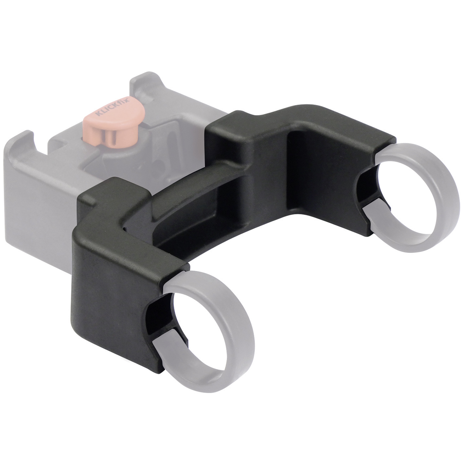 Klickfix afstand adapter breedte 100mm zwart