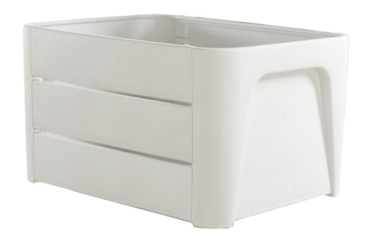 Mirage fietskrat Klik ‘n Krat wit