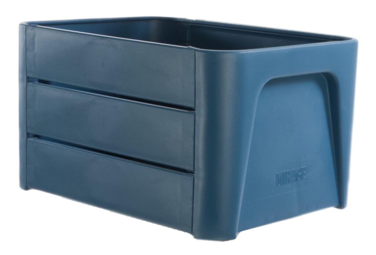 Mirage fietskrat Klik ‘n Krat blauw