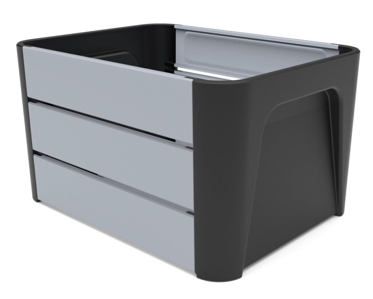 Mirage fietskrat Klik ‘n Krat zwart/grijs