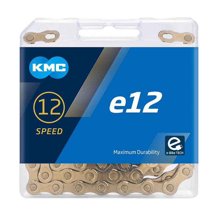 KMC ketting E12 Ti-N gold 130s