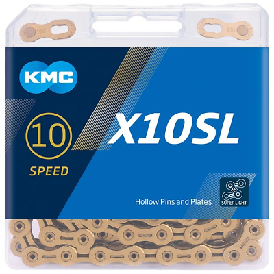 KMC ketting X10SL gold 114s